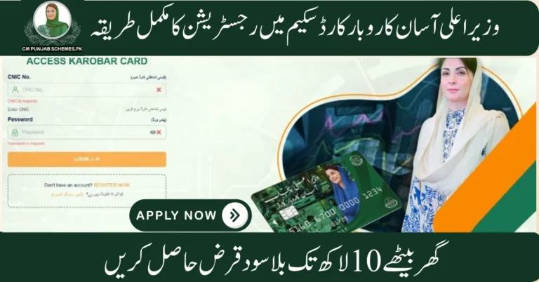 CM Punjab Asan Karobar Card Scheme 2025