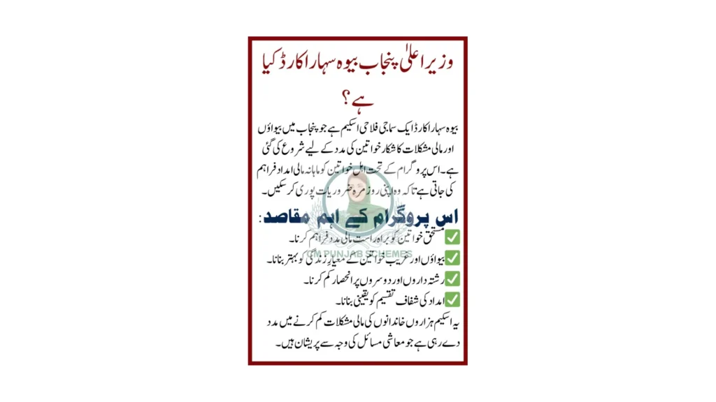 Bewa Sahara Card Scheme