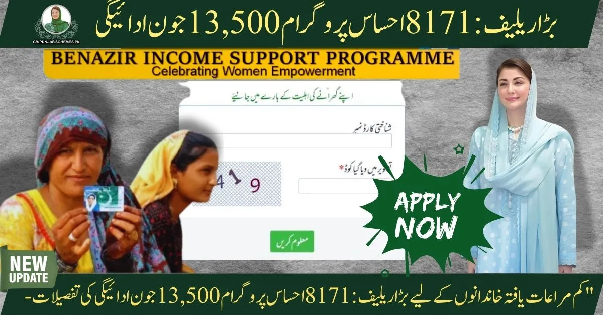 8171 Ehsaas Initiative By Govt of pakistan