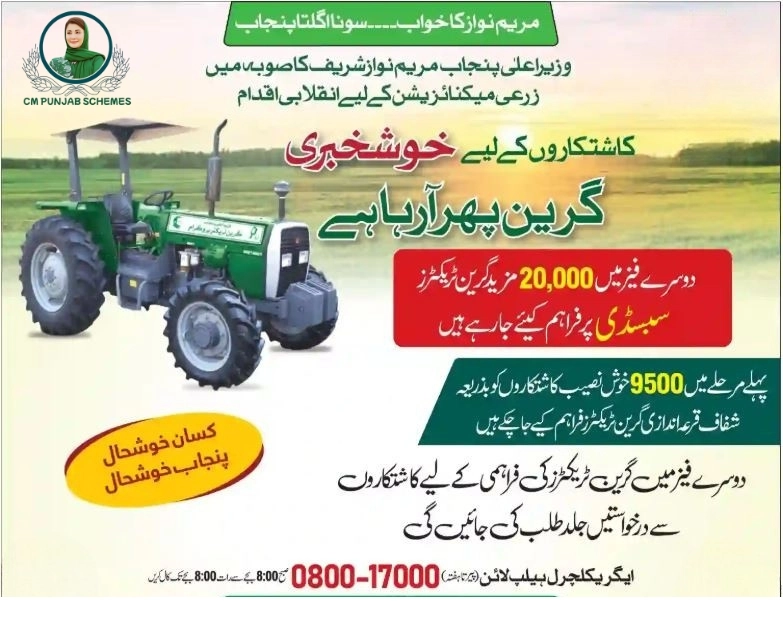 Green Tractor Scheme 2025 Phase 2 By CM Punjab