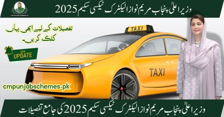 CM Punjab E-Taxi Program 2025 By Madam Maryam Nawaz