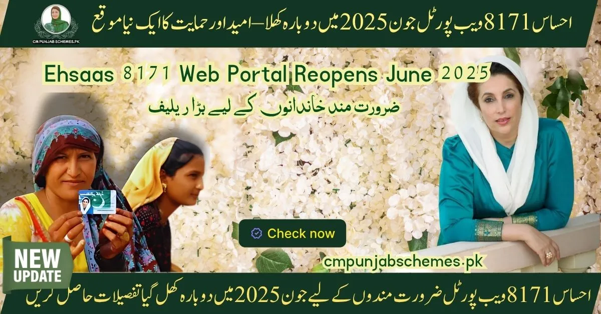 Ehsaas 8171 web portal