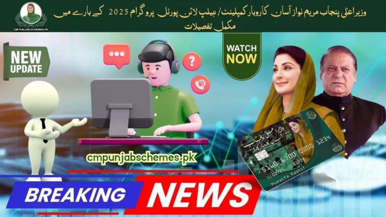 CM Punjab Asaan Karobar Complaint Portal| Step-by-Step Process 9 Asaan Karobar Complaint Portal 2025