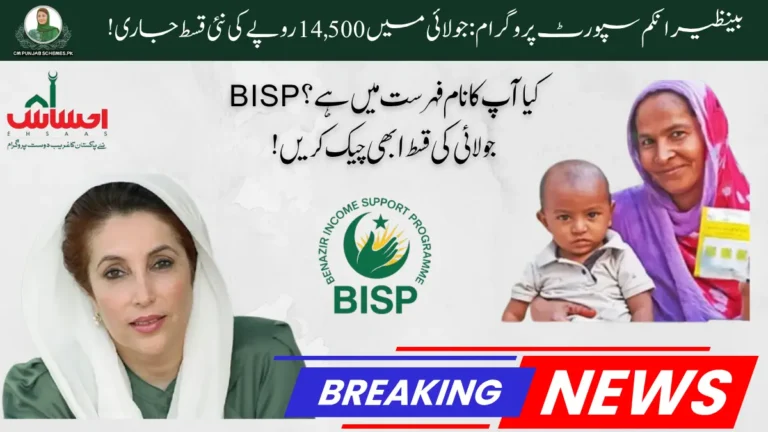 BISP July Update 2025: New Rs 14,500 Payment Released for Beneficiaries! 8 BISP July Update
