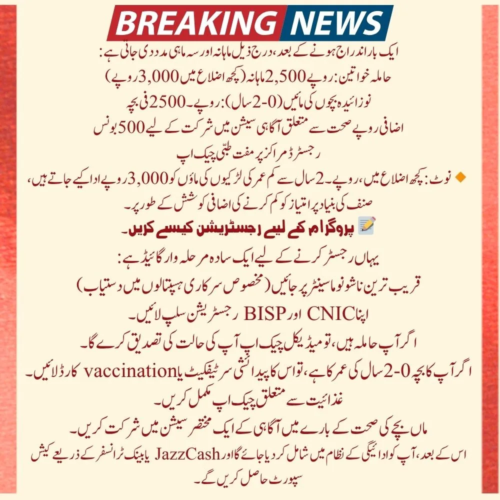 BISP Nashonuma Program 2025: Complete Eligibility, Benefits and Registration Guide 2 BISP-Nashonuma-Program