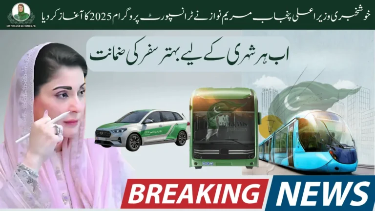 CM Punjab Transport Program