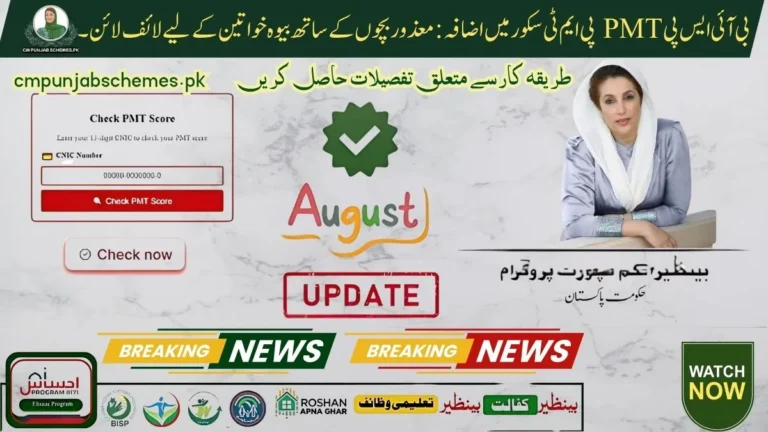 BISP PMT Score Increased