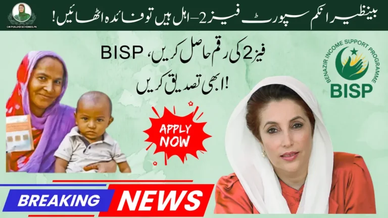 BISP Phase 2 Verification 2025: Step-by-Step Guide for Eligibility & Payments 9 BISP Phase 2