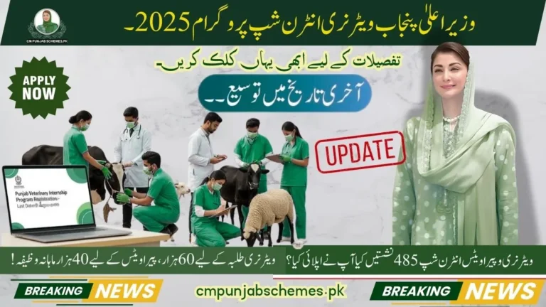 CM Punjab Veterinary Internship Program 2025 – Unlock Success
