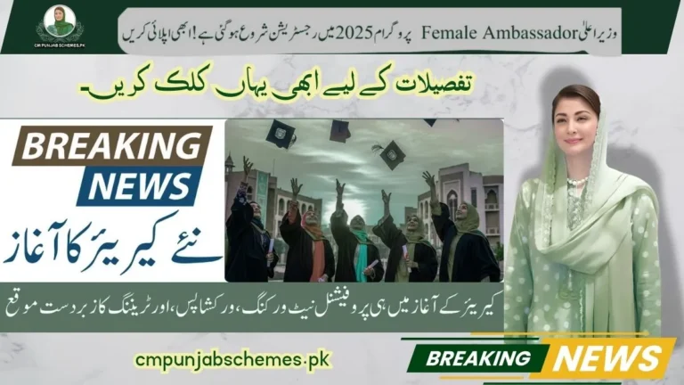CM Punjab Female Ambassador Program 2025 – Your Gateway to Leadership and Financial Independence 4 CM Punjab Female Ambassador Program 2025 – Empower Women, Inspire Change