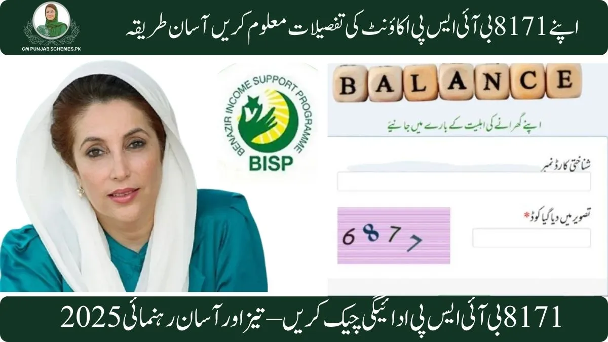 How To Check 8171 Bisp Account Balance Online? 2025 1 8171 Bisp Account Balance