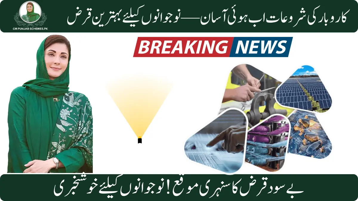 CM Punjab Loan Initiative 2025 – Zero-Interest Loans to Start Your Dream Business! 1 CM Punjab Loan Initiative 2025