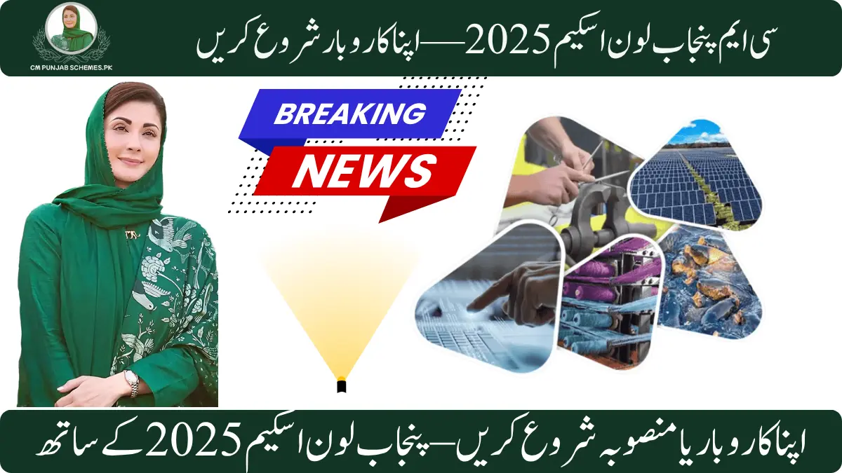 CM Punjab Loan Scheme 2025 Online Apply – Apna Karobar Shuru Karne Ka Shandaar Mauqa! 1 CM Punjab Loan Scheme 2025