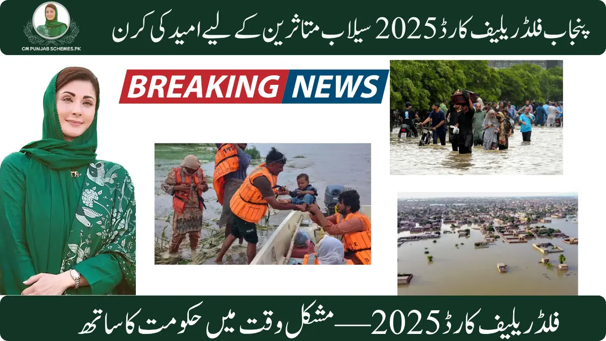 CM Punjab Flood Relief Card 2025 – A Lifeline for Flood Victims 1 Punjab Flood Relief Card 2025