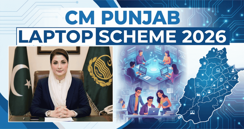 Step-by-step guide showing how to register for CM Punjab Laptop Scheme 2026 and check eligibility online